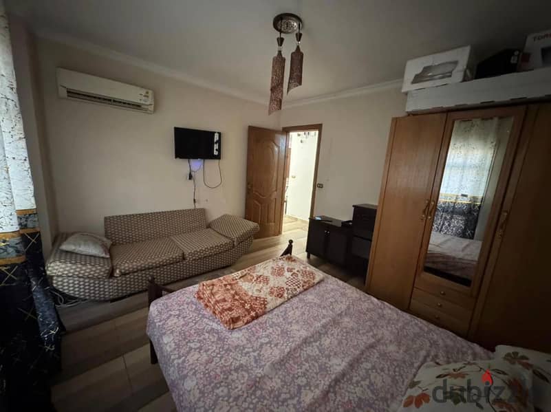 شقة للبيع في مدينتي 82م دور متكرر طلعت مصطفي موقع متميز البيع بالفرش و الاجهزة B7 0