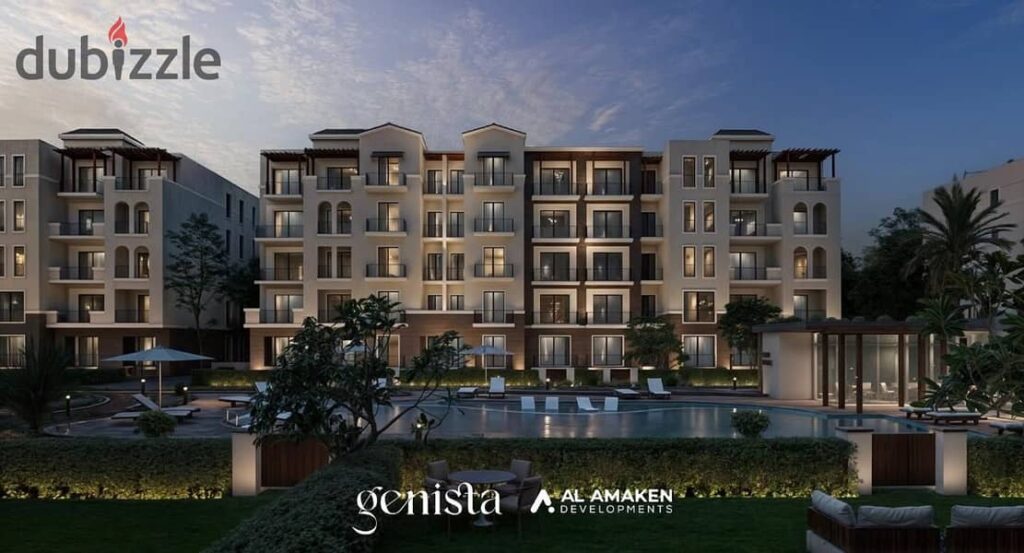 للبيع شقه175م كمبوند جينيستا الشيخ زايد طريق اسكندريه الصحراوي بجوار شارع النزهه لوكيشن مميز بمقدم5%واقساط تصل الي10سنوات باقل سعر متر في الشيخ زايد 0