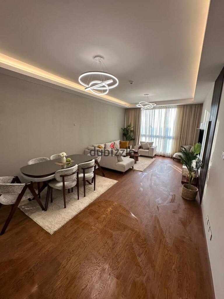 شقة فندقية مفروشة غرفتين للإيجار اليومي للعائلات في الشيخ زايد كمبوند ابراج ايون مول العرب 0