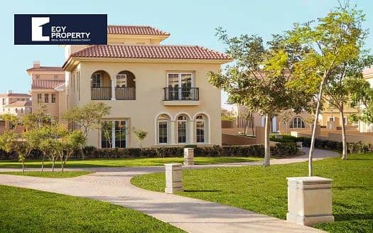 فيلا للبيع استلام فوري موقع مميز جدا بفيو علي جاردن في اسوار - التجمع الخامس  Aswar Residence - New Cairo 0