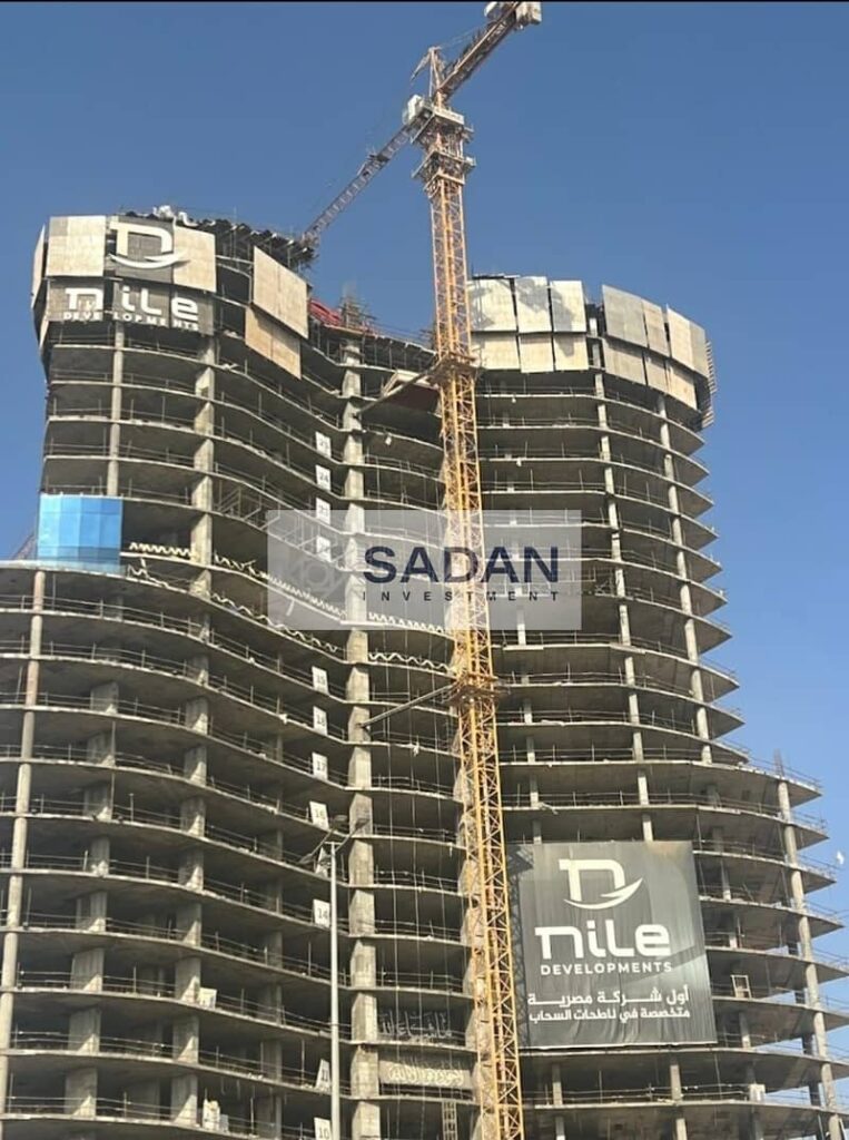 مقدم 300 ألف فقط استثمر في قلب العاصمة الادارية بامتلاك مكتب اداري متشطب بالتكيفات دايركت ع محور بن زايد الشمالي 0