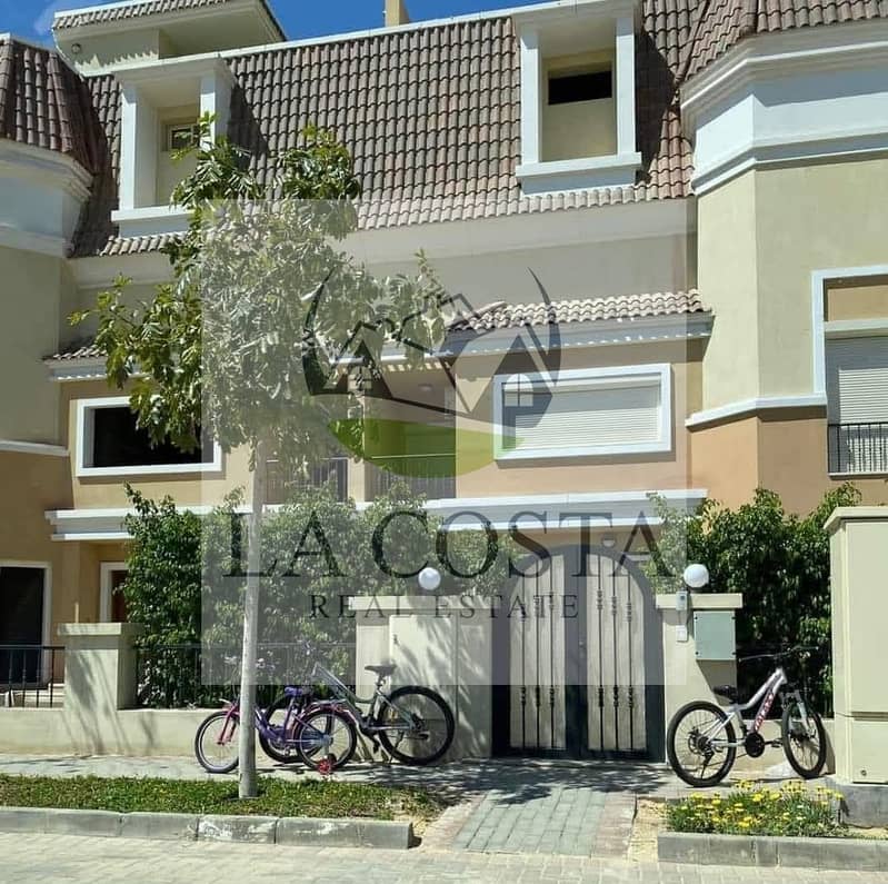 للبيع بسعر لقطه S villa استلام فوري تشطيب كامل سوبر لوكس 260متر في كمبوند سراي القاهره الجديده برايم لوكيشن من المالك مباشره 0