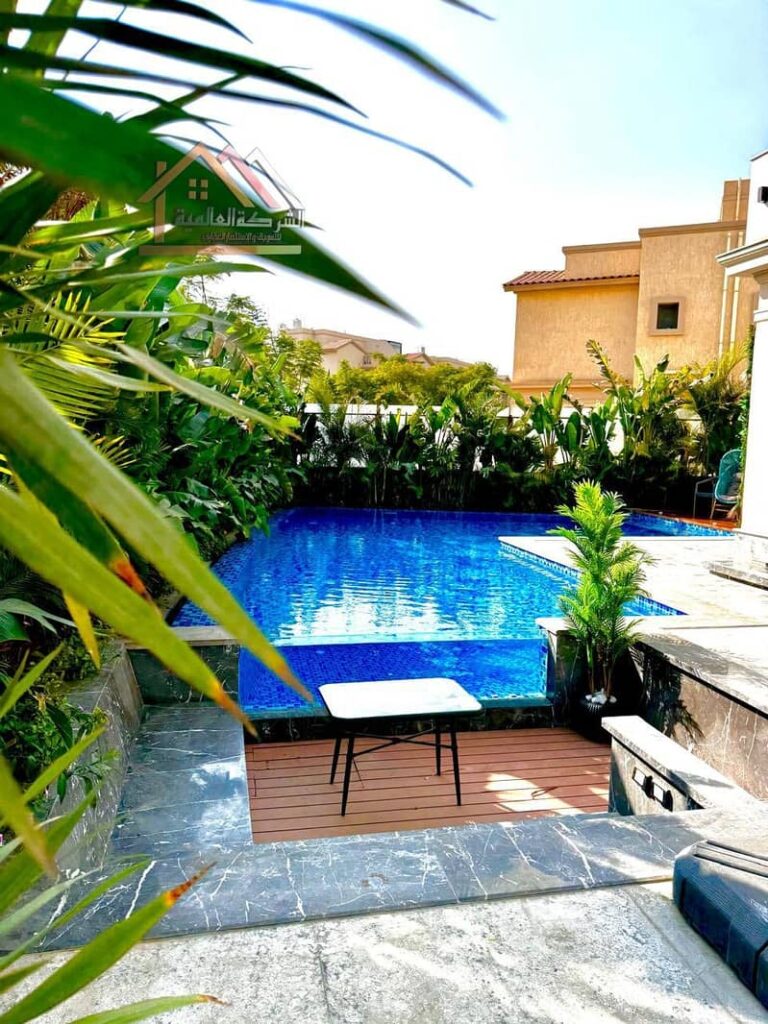 فيلا بمدينتي في فيلات الفورسيزون نموذج a3 بالعفش والمطبخ والتكيفات والاجهزه تشطيبات فندقيه 0