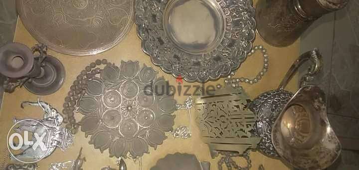 شراء فضة فضه silver ومشغولات وتحف وأواني بأعلي سعر 0