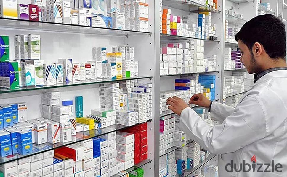 صيدلية 75م في التجمع الخامس جنب مركز طبي متشطبة للبيع بالتقسيط 0