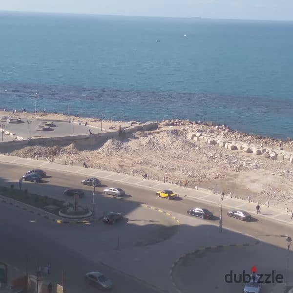 شقة للإيجار بميامي فيو بحر وكورنيش أسكندرية2نوم ورسبشن+تراس 0