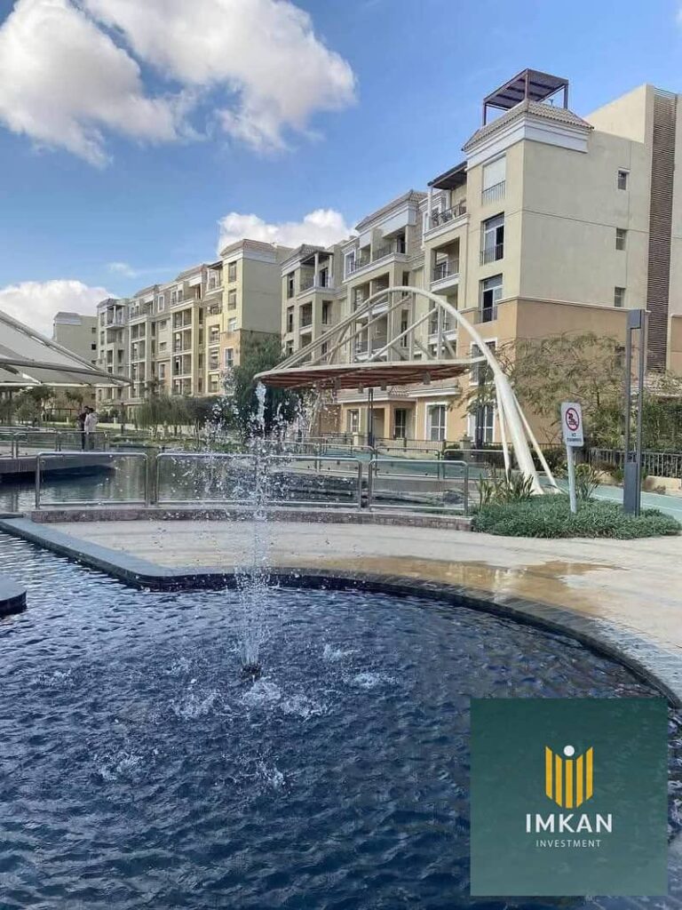 شقة بالتقسيط على 12 سنة وبخصم 50% عالكاش للبيع ف كمبوند سراى - مدينة المستقبل - القاهرة الجديدة 0