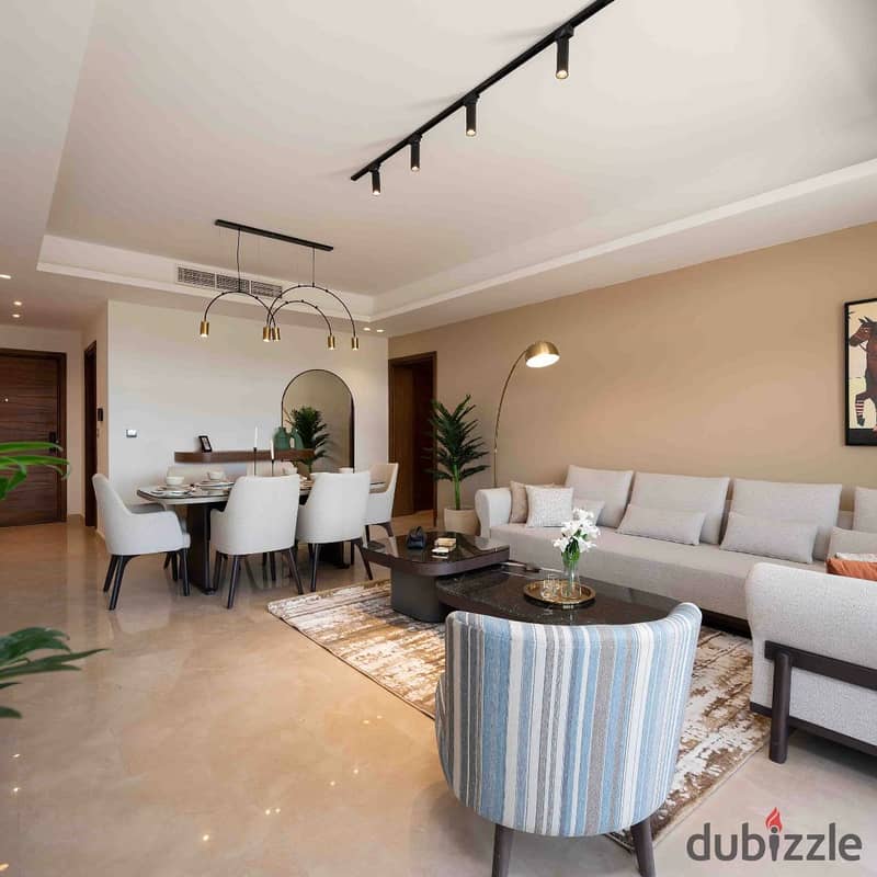 شقة مفروشة للإيجار في كايرو فستيفال سيتي – للعائلات فقط | 160 متر | غرفتين | موقع مميز 0