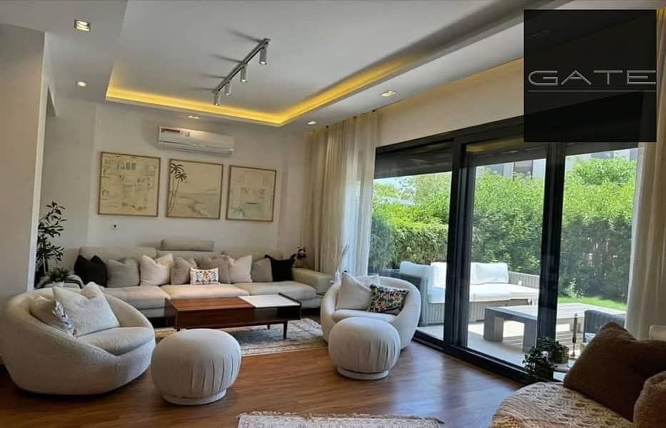 شقة بجاردن استلام فوري لقطة في ماونتن فيو اي سيتي - بقلب اكتوبر - بجوار نادي الصيد وخلف مول العرب - ريسيل اقل من سعر المطور 0