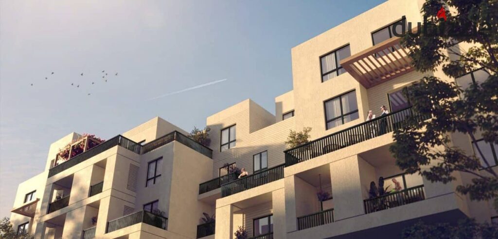 للبيع شقة  بجاردن  متشطبه بالكامل  في أكتوبر لوكيشين  مميز  في O West 0