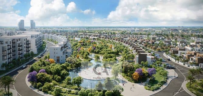 شقه للبيع غرفتين بسعر الكاش في كمبوند هايد بارك في التجمع السادس بالقرب من زيد ايست او دفع مقدم 5% واقساط تصل الي 10 سنوات Hyde Park 0