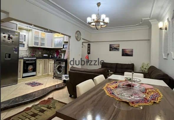 شقــة مفــروشــة بــ سموحــة 100 م عمــارات أســيــد 0