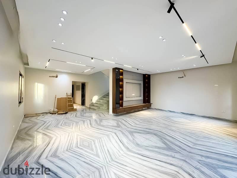 فيلا للبيع ستاندالون 485م تشطيبات فندقيه اول سكن فيلات الفورسيزون استلام فوري فيووايدجاردن 0