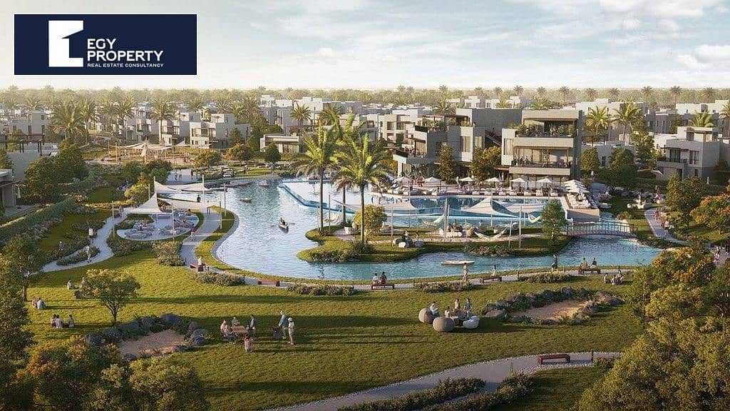 فيلا للبيع بفيو علي لاند سكيب موقع مميز جدا باقل سعر في السوق في او يست - اكتوبر  O West - 6th of October 0