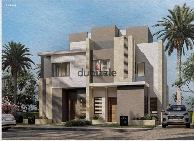 للبيع توين هاوس فى اكتوبر, تاونى  هايد بارك بجوار golf views 0