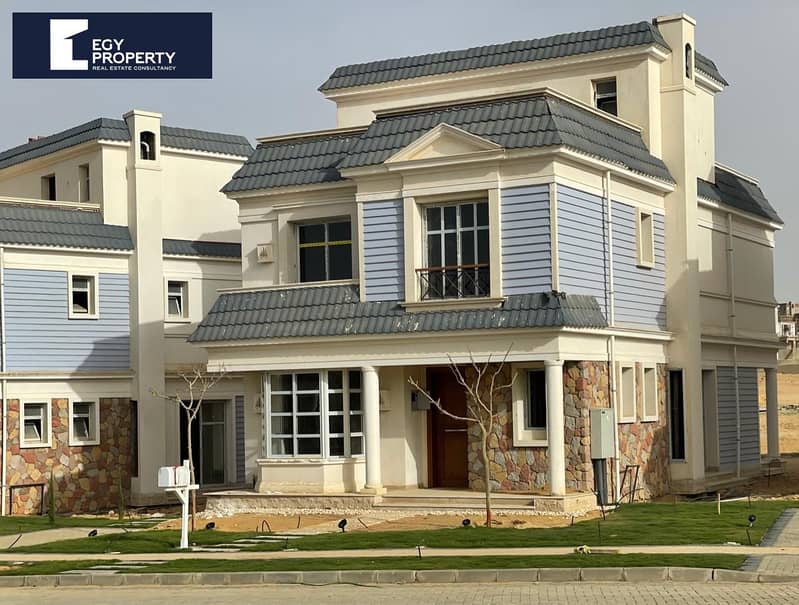 فيلا مستقلة للبيع جاهزة للسكن في ماونتن فيو، القاهرة الجديدة  التجمع الخامس بالتقسيط 0