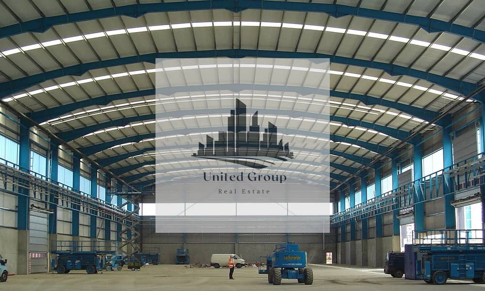 مصنع 2700 متر للايجار فى العاشر من رمضان به رخصة وسجل صناعى مر عليهم 3 سنوات 0