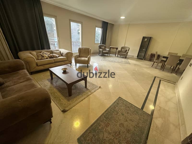 شقة مفروشة للايجار سرايات المعادى ٣ غرف 0