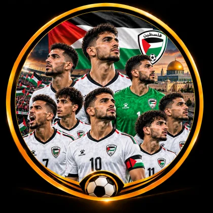 لاعبين فلسطين