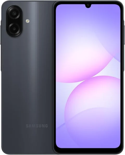 موبايل سامسونج Galaxy A07 بشريحتين اتصال وذاكرة 4GB RAM وسعة 128GB وشاشة 6.7 بوصة – لون أسود (إصدار محلي)