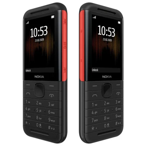 Nokia 5310 شريحتين اتصال – GSM 4G – 8MB RAM – 16MB – لون أسود × أحمر