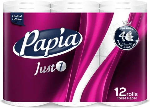 بابيا مناديل حمام 4 طبقات – عبوة كبيرة 12 لفة