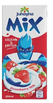 جهينه ميكس حليب بالفراولة – مشروب جاهز بطعم محبب – 27 × 200 مل