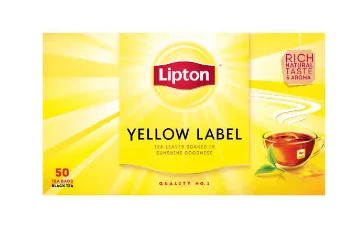 ليبتون شاي أسود 50 كيس – طعم غني وجودة عالمية 100 جرام