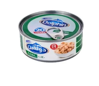 دولفين تونة مفتتة سهلة الفتح 140 جرام – طعم شهي وجودة موثوقة