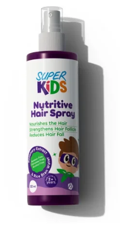 سوبر كيدز سبراي مغذي للشعر للأطفال 120 مل – ترطيب ولمعان بدون تشابك