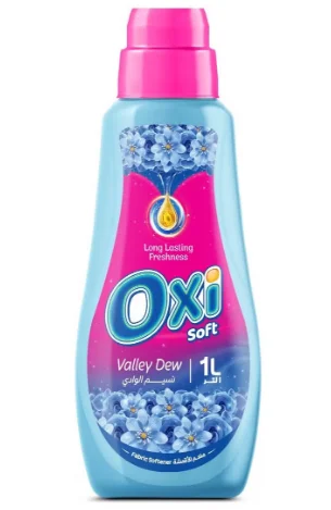 أوكسي منعم أقمشة برائحة نسيم الوادي 1 لتر – نعومة فائقة وانتعاش يدوم
