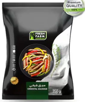 فريش فارم سجق شرقي 350 جرام – طعم بلدي مميز ونكهة غنية