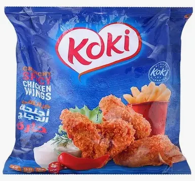 كوكي أجنحة دجاج مقرمشة وحارة 700 جرام – نكهة سبايسي قوية