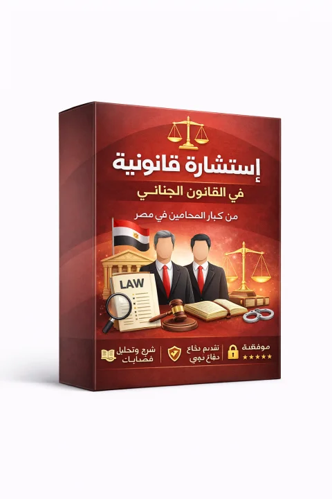 استشارة قانونية متخصصة في القانون الجنائي