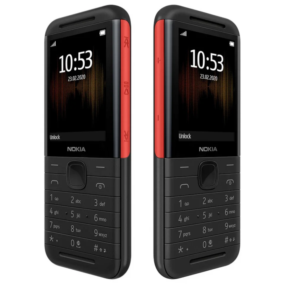 Nokia 5310 شريحتين اتصال – GSM 4G – 8MB RAM – 16MB – لون أسود × أحمر