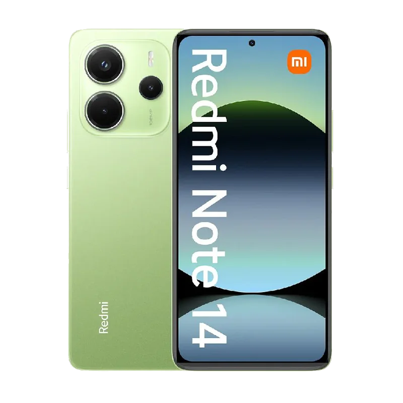 Xiaomi Redmi Note 14 شريحتين اتصال 4G – سعة 256GB مع 8GB RAM – لون Lime Green