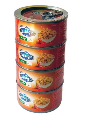 دولفين تونة مفتتة حارة سهلة الفتح – مالتي باك 4 عبوات × 200 جرام