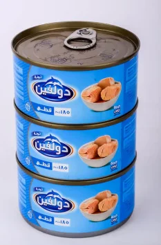 دولفين قطع تونة سهلة الفتح – عبوة عملية 3 × 185 جرام