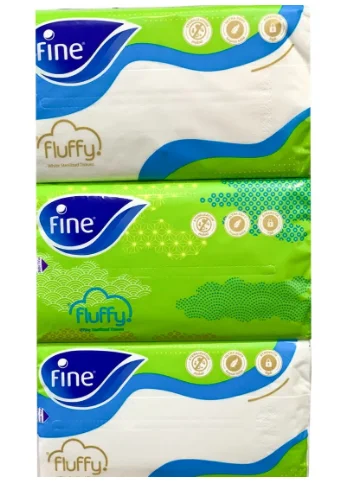 فاين فلافي مناديل وجه ناعمة 550 منديل – عبوة 3 قطع بنعومة فائقة