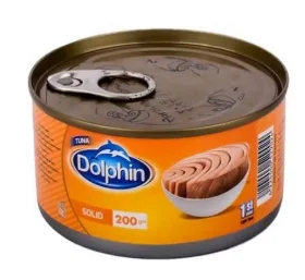 دولفين قطع تونة سهلة الفتح 200 جرام – طعم غني وجودة عالية