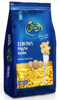 الضحي مكرونة هلالية 400 جرام | مكرونة قصيرة تمسك الصلصة