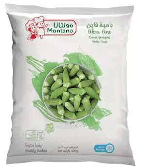 مونتانا بامية ممتازة 400 جرام – حبات مختارة وسهلة التحضير