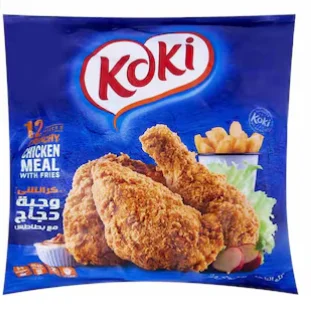 كوكي دجاج مقلي كرانشي 12 قطعة + بطاطس – وجبة كاملة مقرمشة