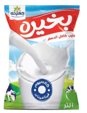حليب بخيرة كامل الدسم 1 لتر