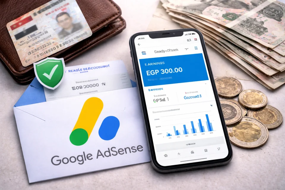 بيع حساب جوجل أدسنس مصري موثّق – بين كود + هوية